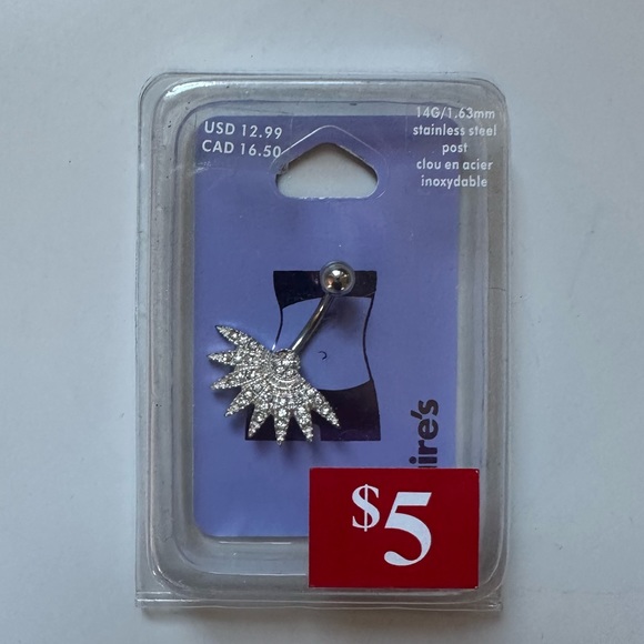 NWT- Claire's belly button piercing rhinestones - Picture 1 of 3